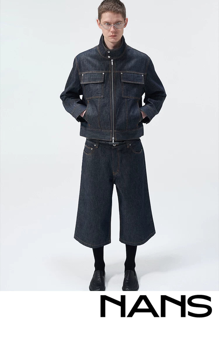 14oz Dyed Denim Short Jacket