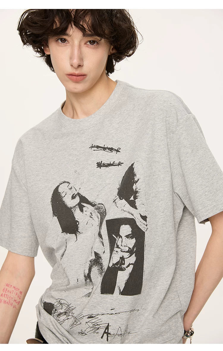 Vintage Graphic Loose Cooling Sorona Tee