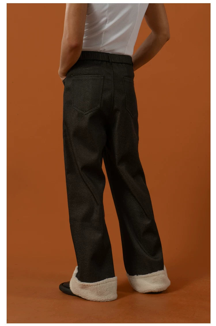 Men’s Fleece Cuff Casual Pants