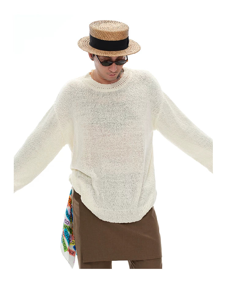 Men's Loose Spring Pullover Sweater