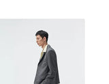 Short Two-Button Merino Wool Blazer