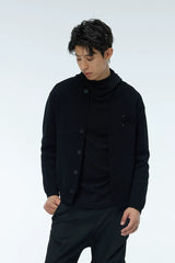 Rivet-Trimmed Two-Tone Cardigans