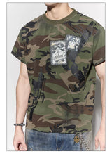 American Camo Cross Gun Tee