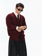 Old Money Merino Wool Blend Cardigan