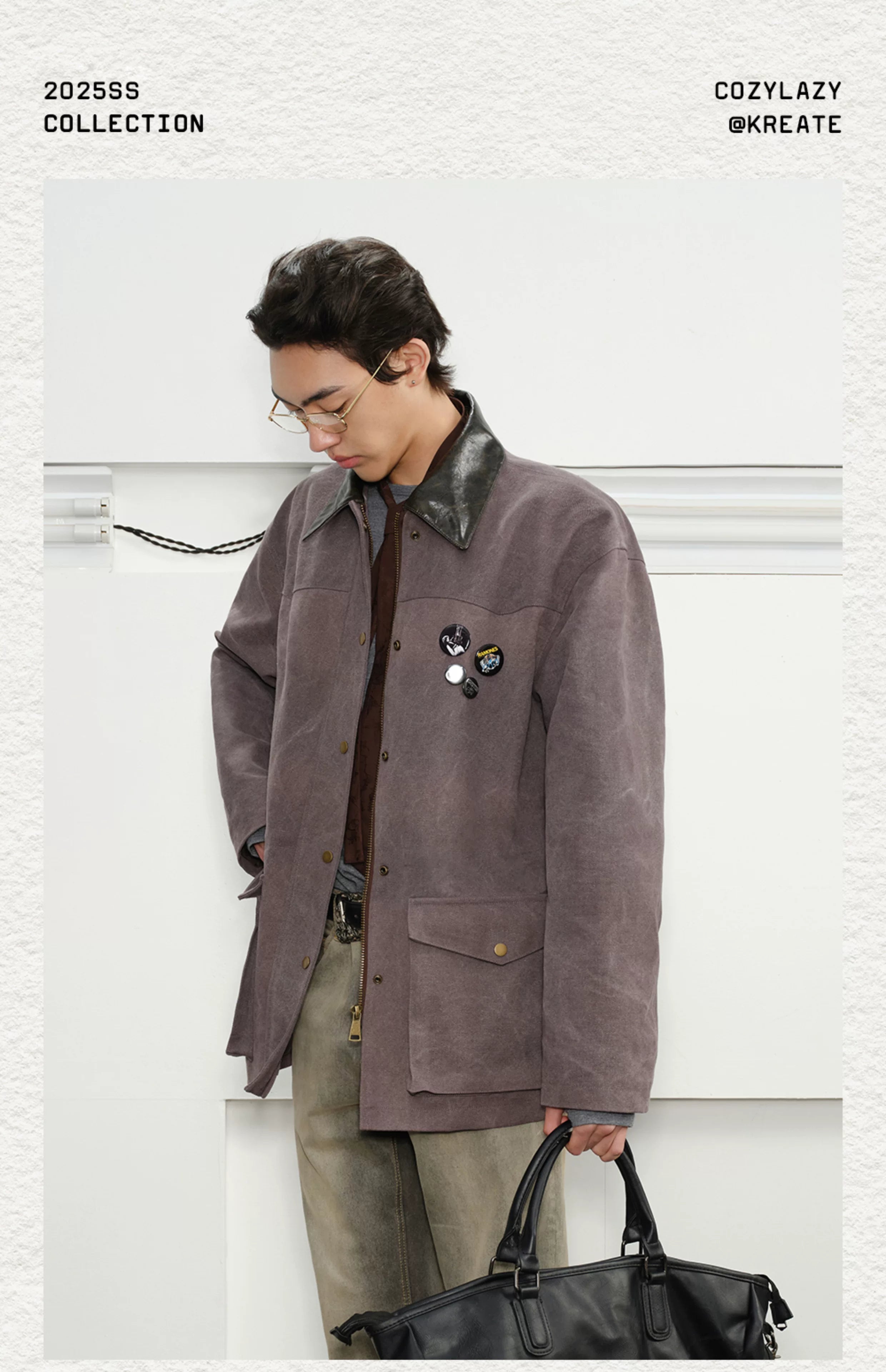16oz Men's Faux Snake Work Jacket