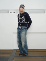Men's Vintage Washed Loose Jeans
