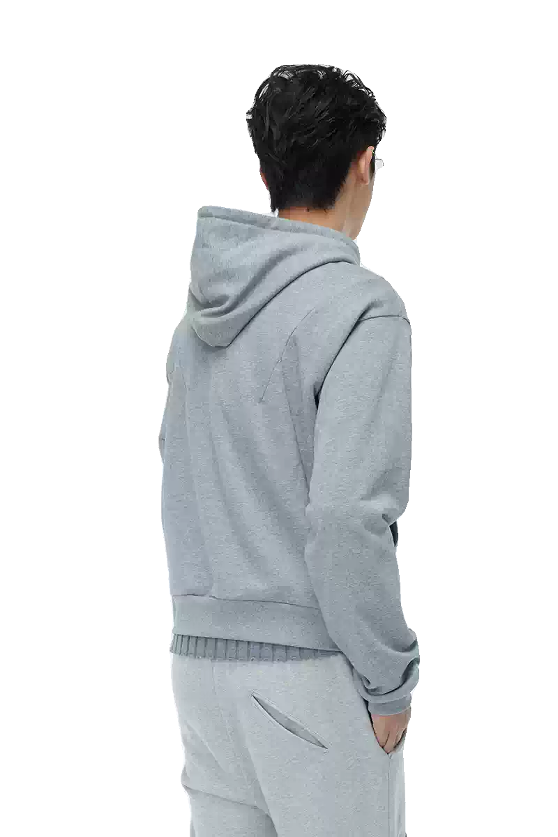 Three Color Cleanfit Couple Zip Hoodies
