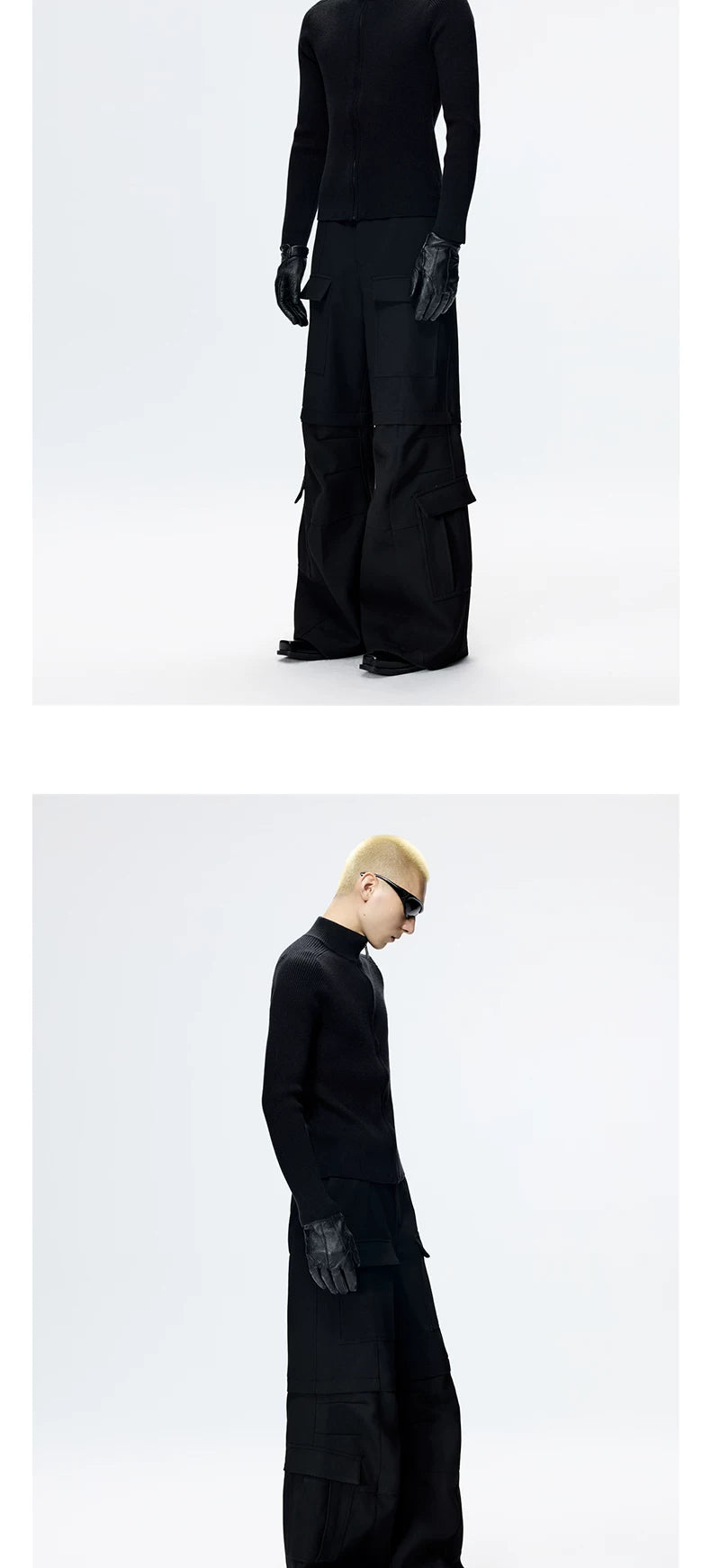 Wide-Leg Multi-Pocket Cargo Pants