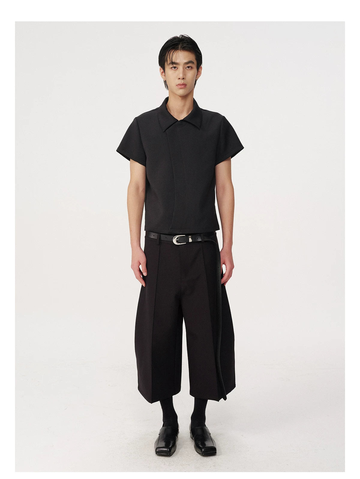 Short Sleeve C Button Shirt