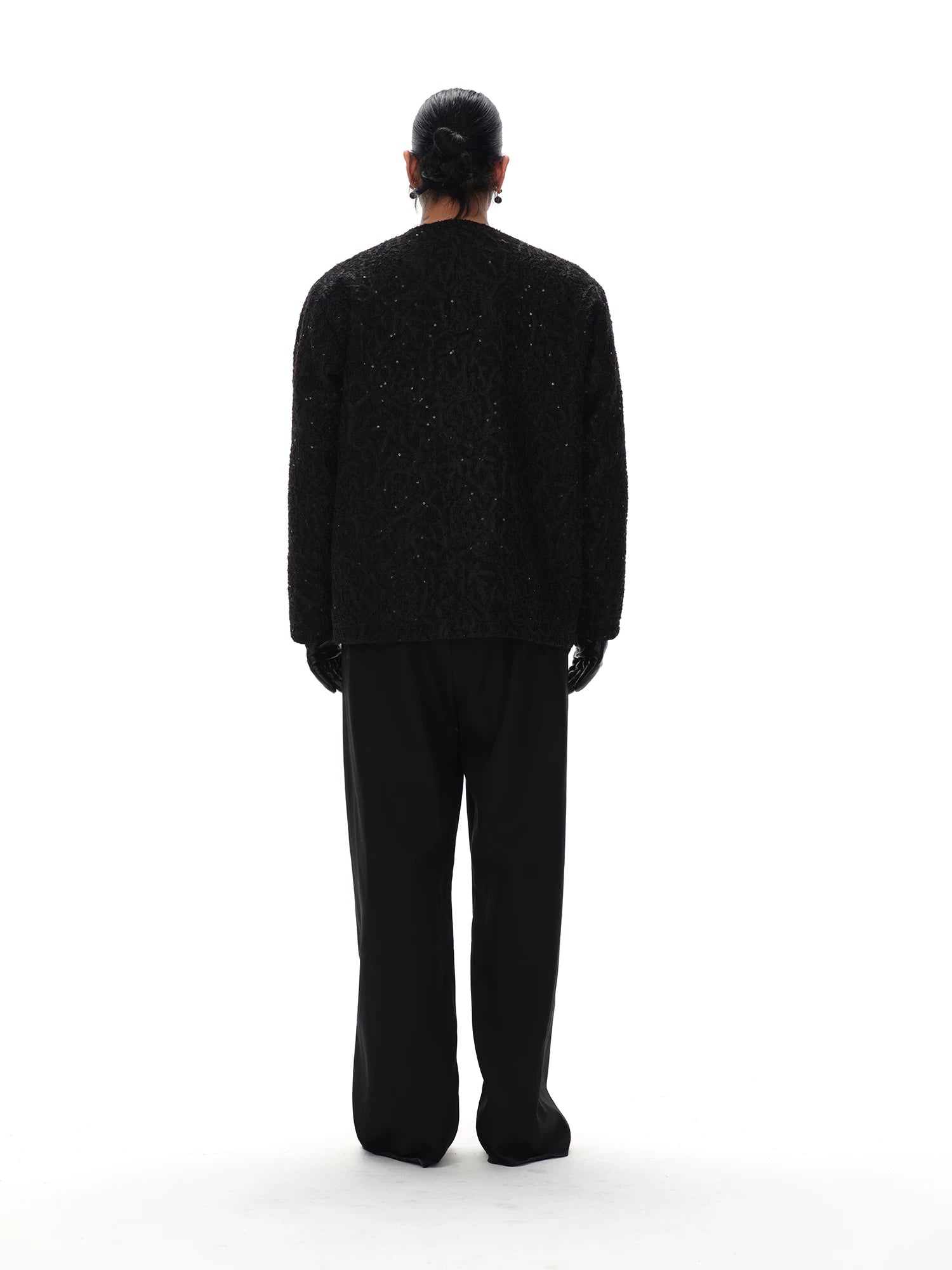Men's Wool Blend Tweed Jacket