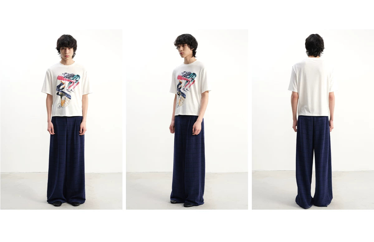 Short Sleeve Tai Chi Print Tee