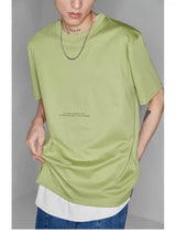 Double-sided Color-block Printed Pima Cotton Tee