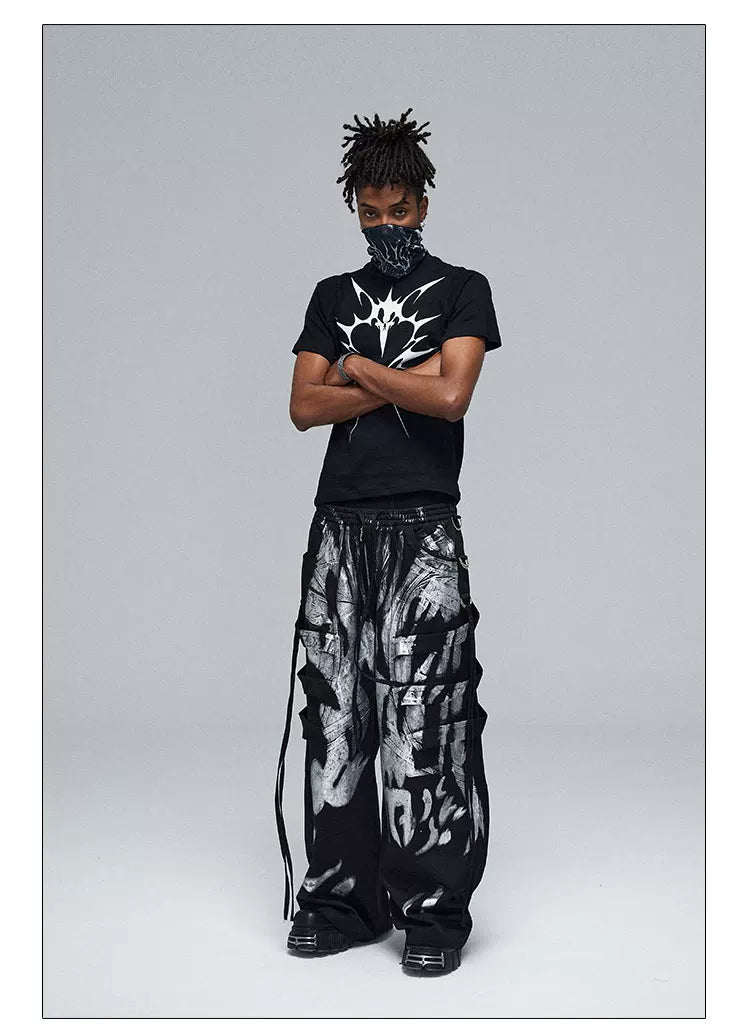 American Hip-Hop Printed Slim Tee