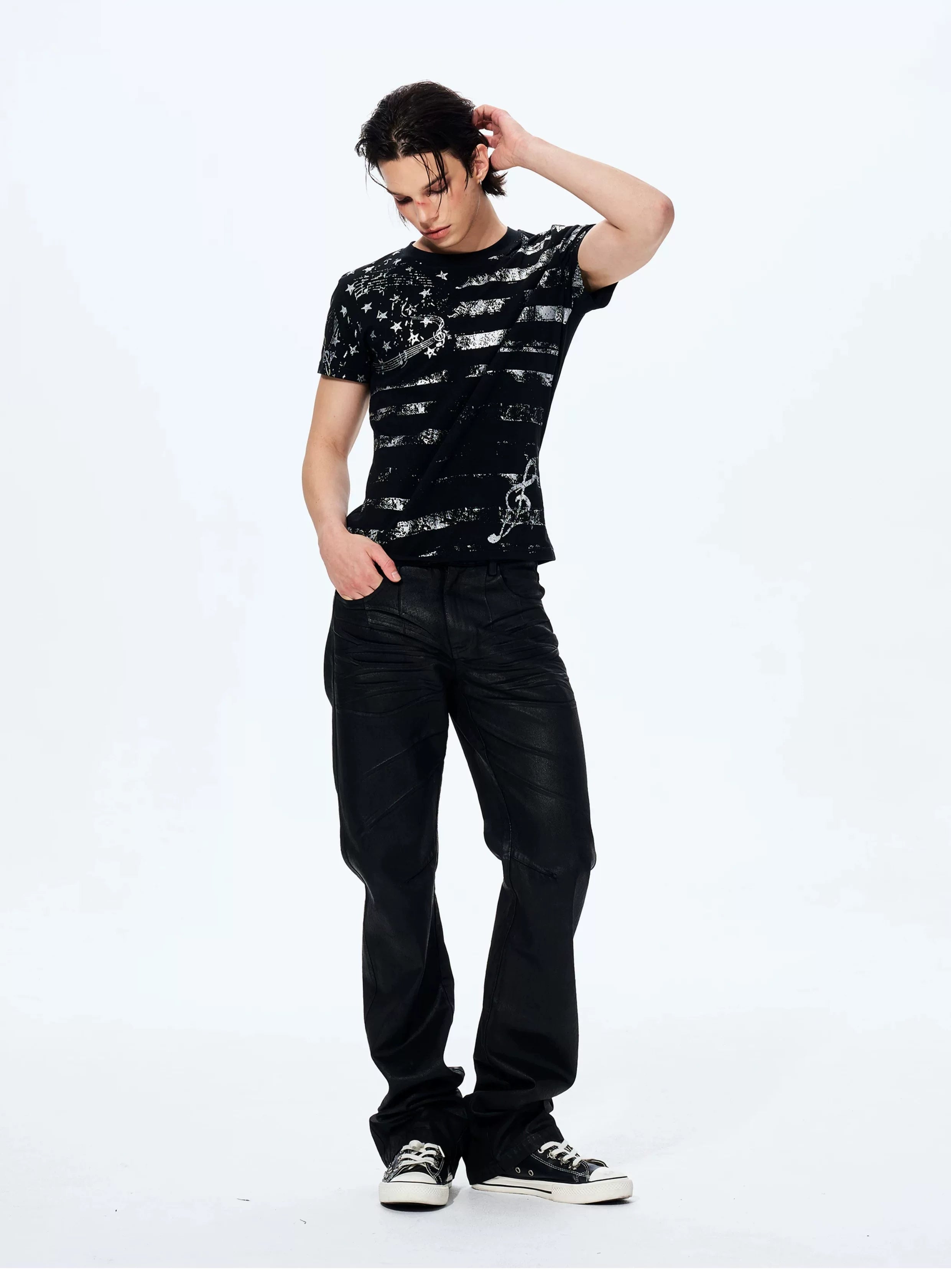 Men's Star Print Street Tee