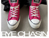 Pink Long-Tongue Vulcanized Sneakers