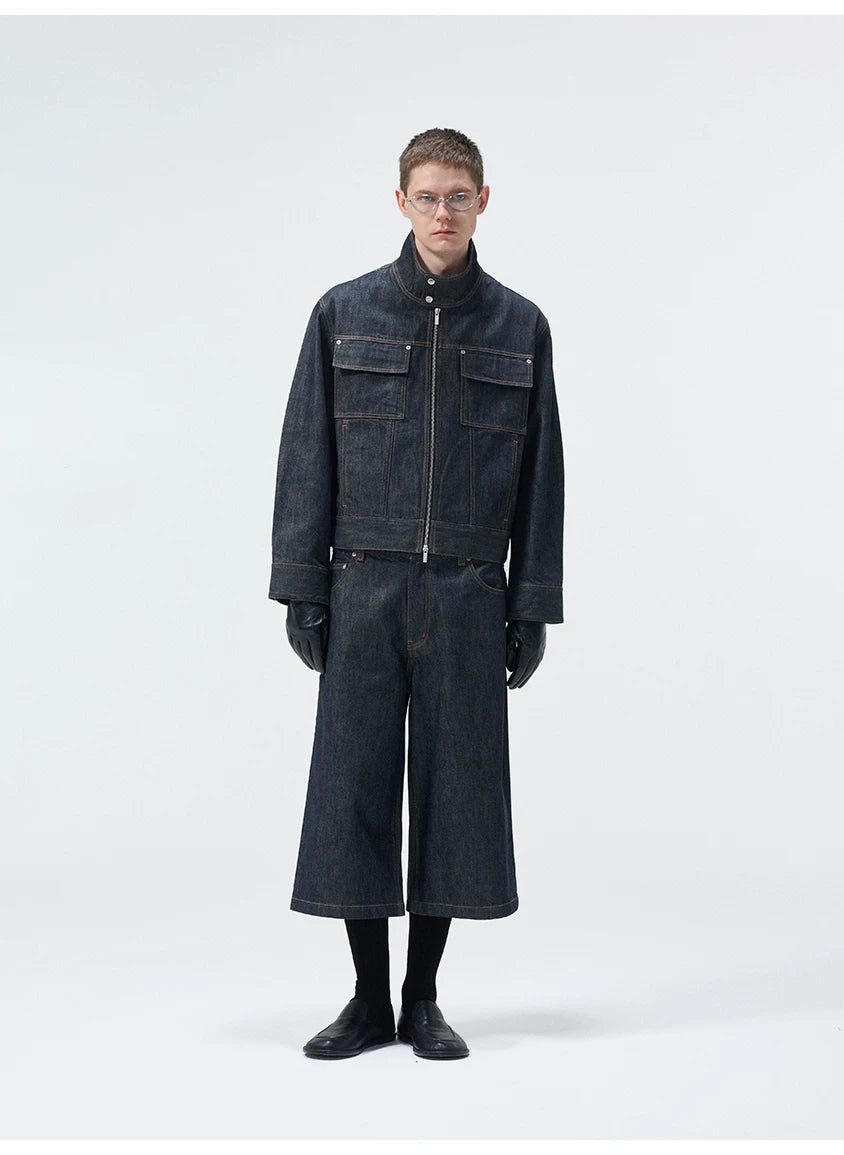14oz Dyed Denim Short Jacket