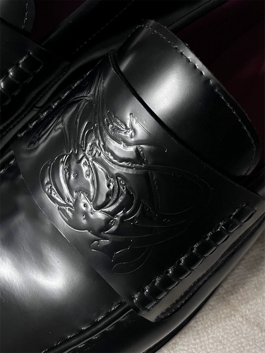 Vampire Loafer Shoes Full Grain Leather