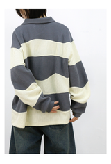Boho Color Block Knit Sweater