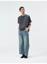 Multi-color Cotton Crew Neck Tees