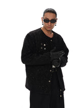 Men's Wool Blend Tweed Jacket
