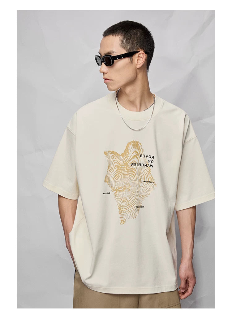 Oversized Graphic Print Tee