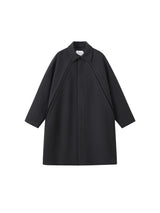 Men's Loose Long Collared Wool Coat