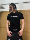 Motorcycle Graphic Print Cotton Tee