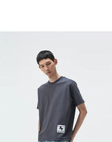 Multi-color Cotton Crew Neck Tees