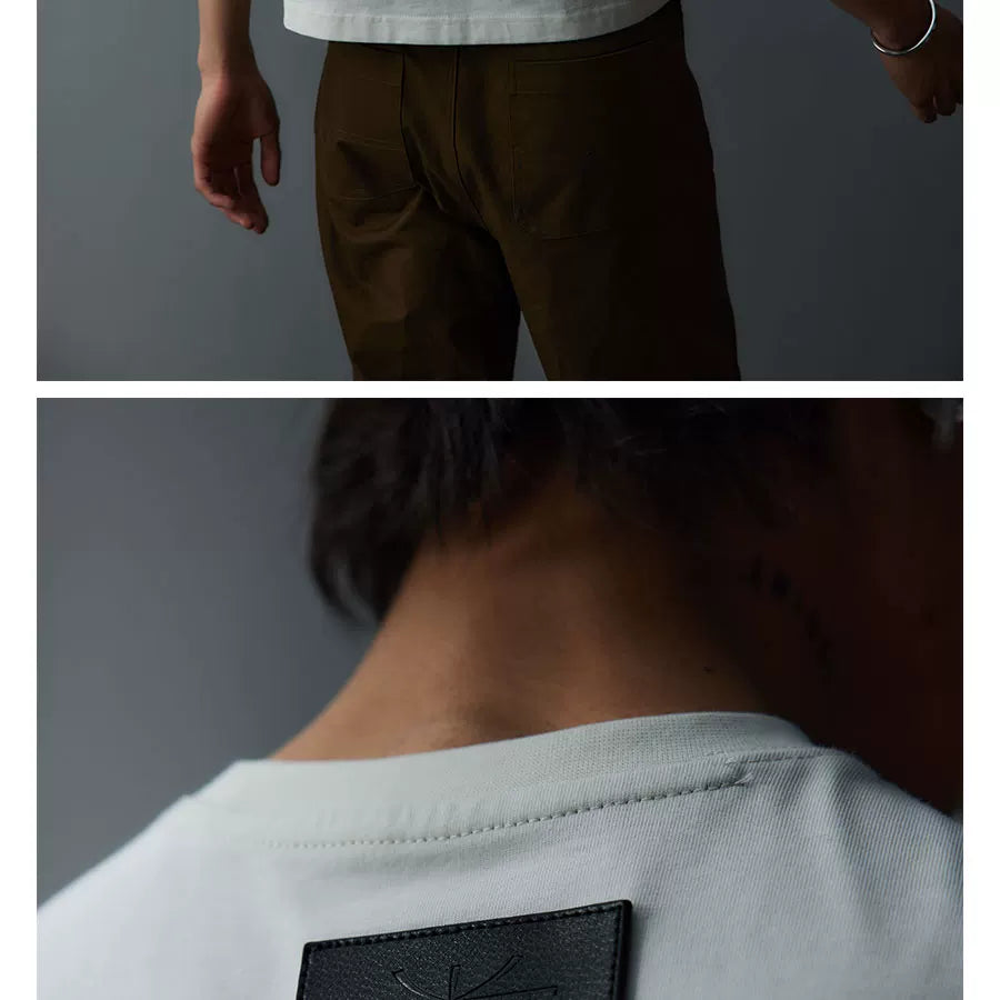 Unisex Tri-Color Slim Cotton Tees