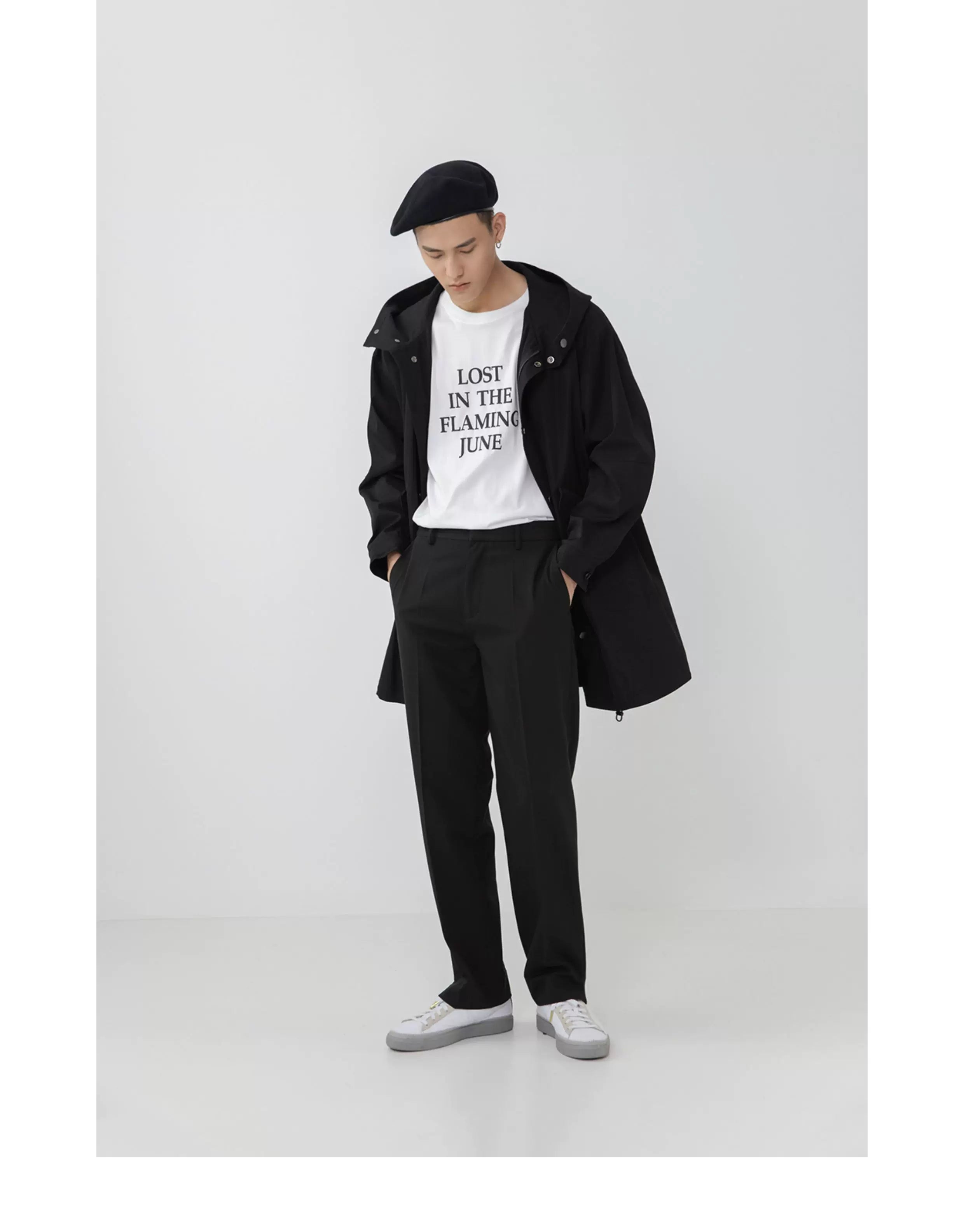 Drapey Straight Split Lounge Pants