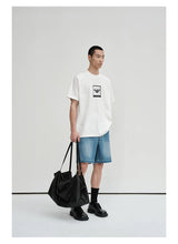 Printed 300G Long-Staple Cotton Short-Sleeve Tee