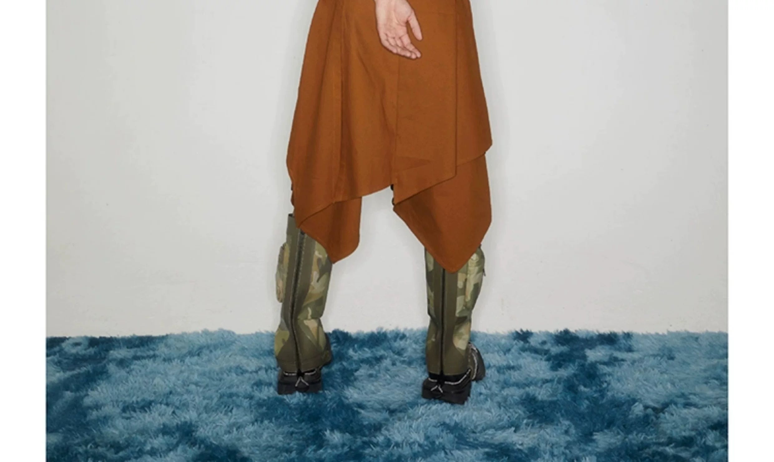 Vintage Y2K Double Layer Button Skort
