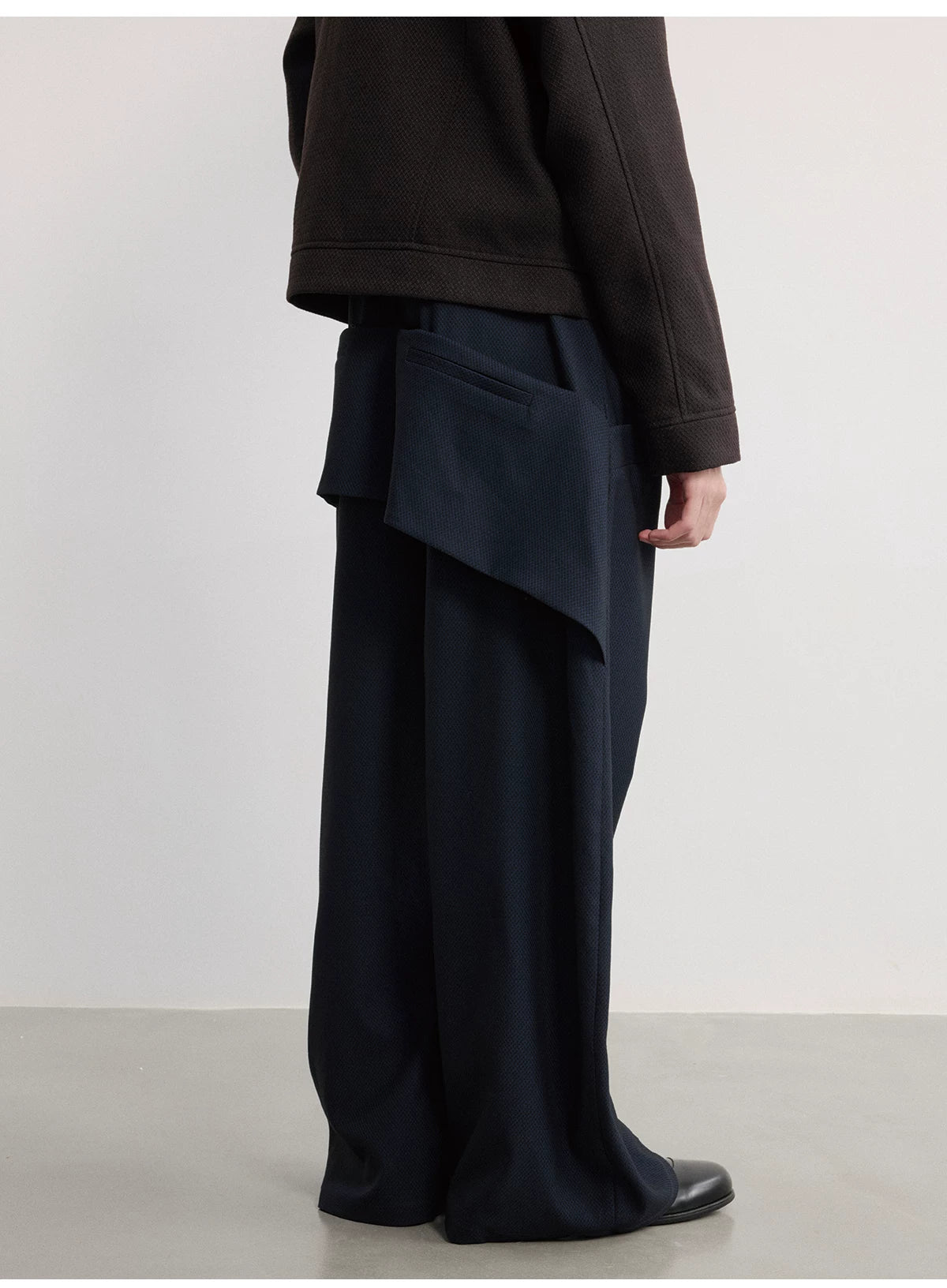 Double Waist Honeycomb Cargo Pants