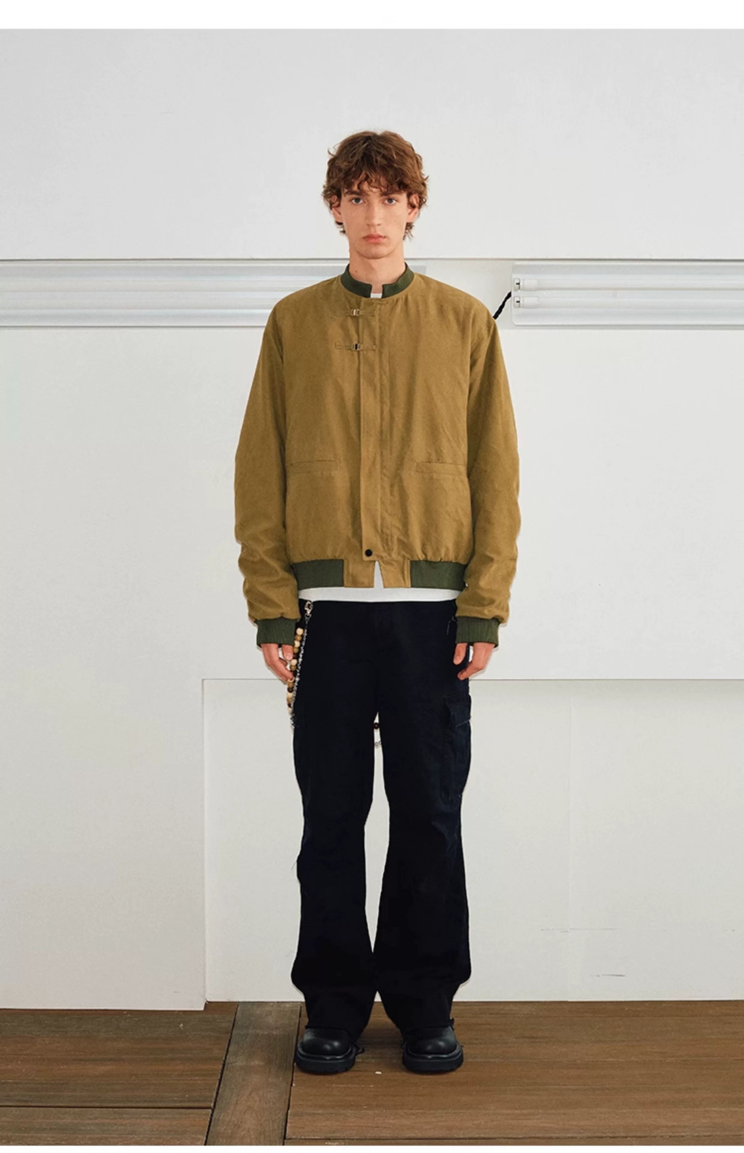 Men's Distressed Frayed Cargo Pants