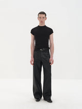 Lightweight Ribbed Short Sleeves