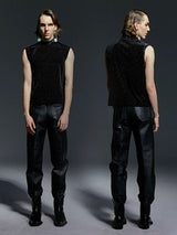 Retro Disco Rhinestone Sleeveless Tee