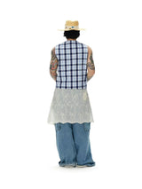 Vintage Plaid Cotton Vest