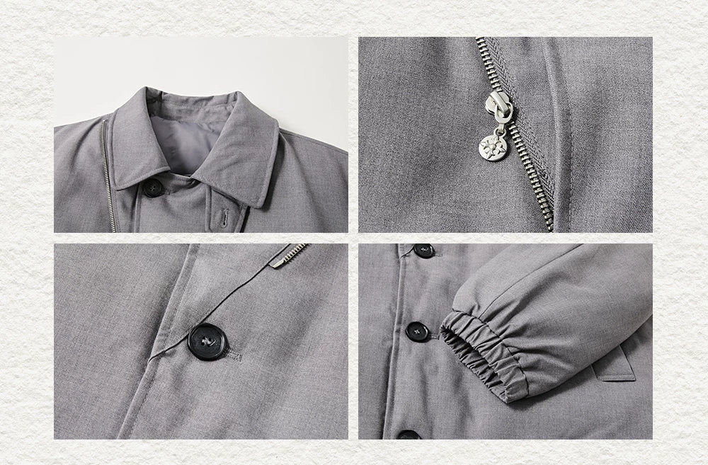 Men's Winter 3-in-1 Vest Scarf Coat
