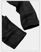 Waxed Distressed Curved Slim Jeans