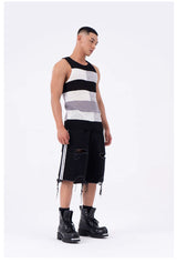Men's Breathable Colorblock Mesh Knit Vest