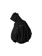 Three-Zipper Detachable Panels Multi-Way Zip Hoodie