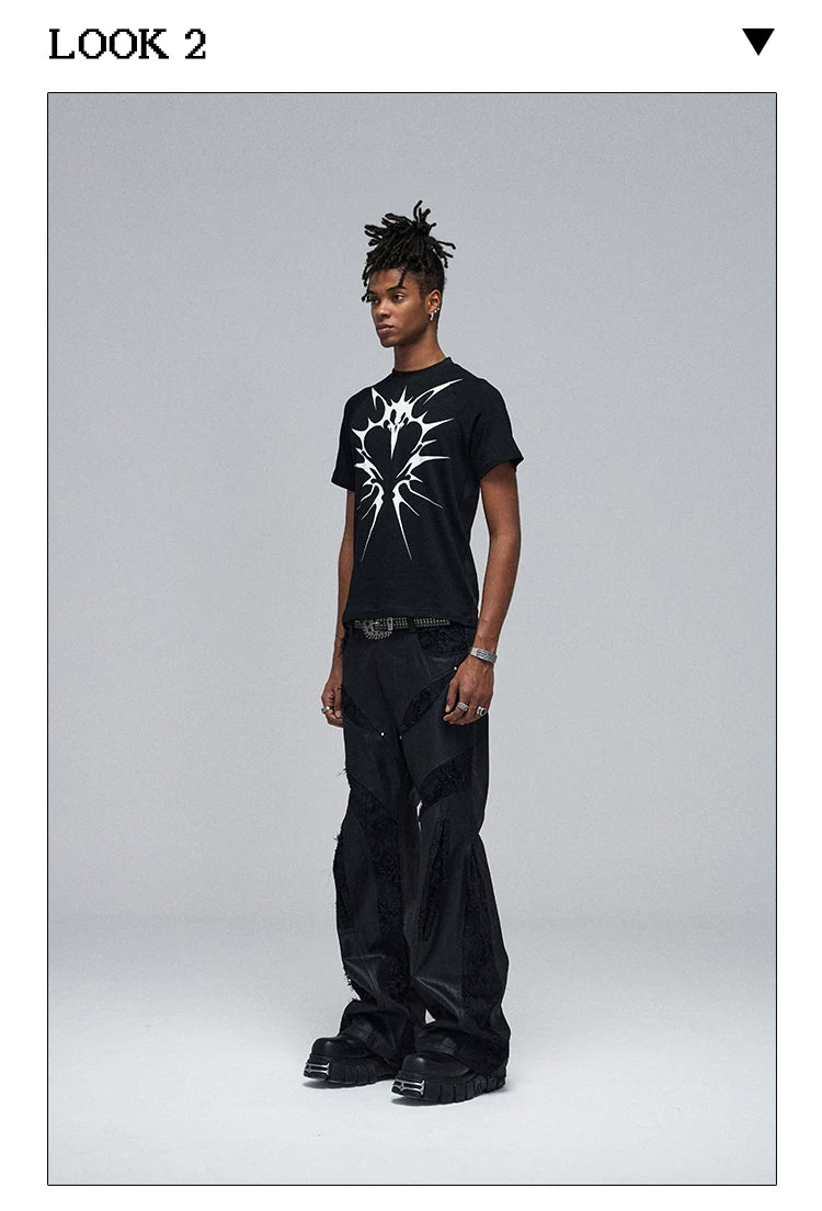American Hip-Hop Printed Slim Tee