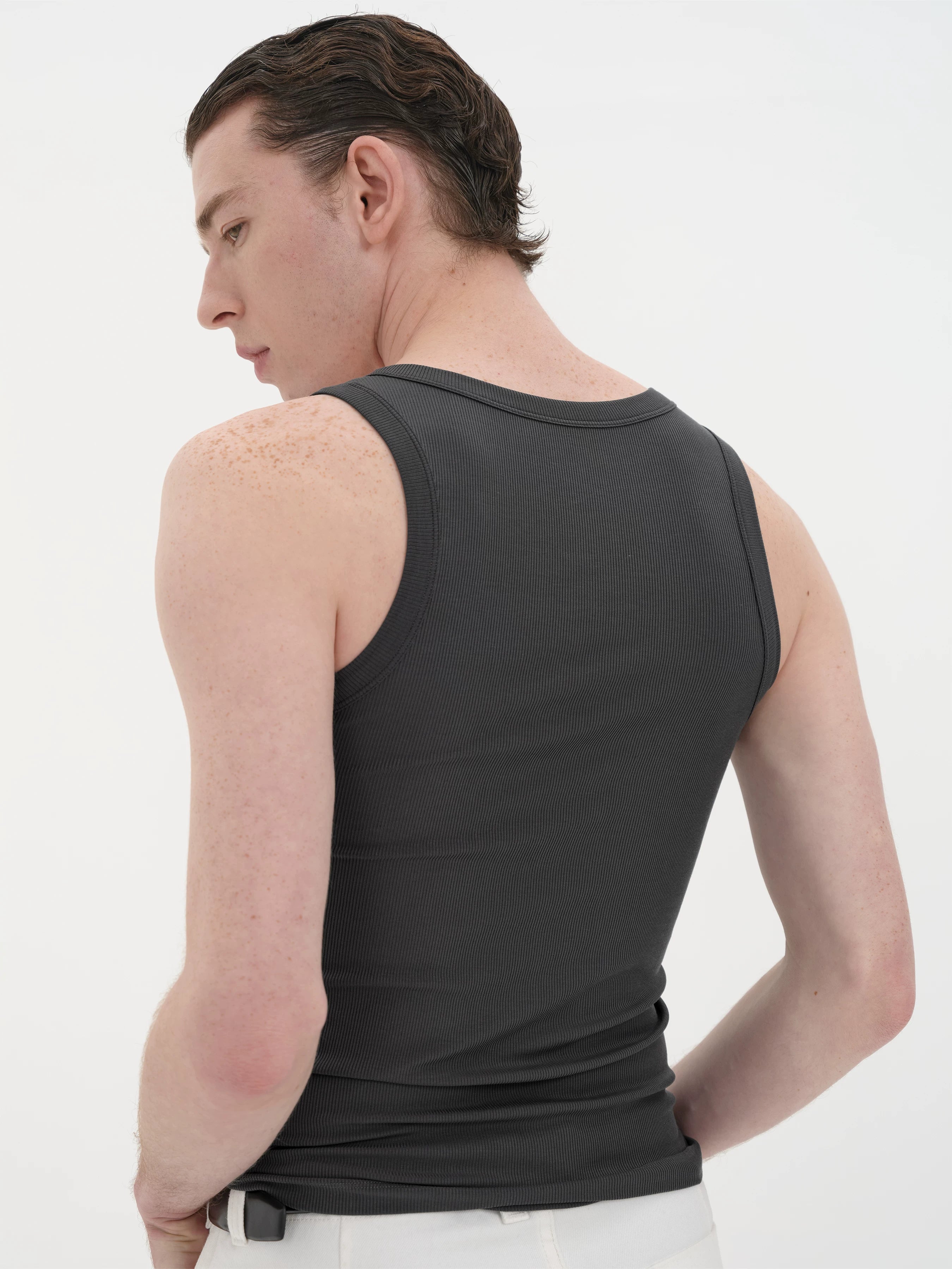 Flattering Lightweight Wide Collar Tank Tops