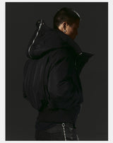 Dark 3M Oversized Hooded Bomber Jacket