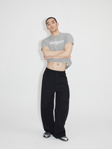 Structured Lightweight Printed Short Sleeve Tees