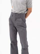 Men's Double Buckle Pleated Casual Pants