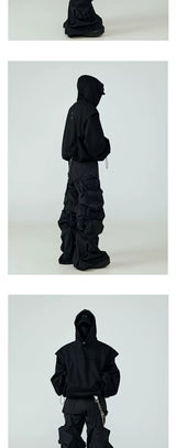 Oversized Heavy Drawstring Hoodie