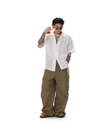 Elegant French Linen Cuban Collar Shirt