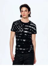 Men's Star Print Street Tee