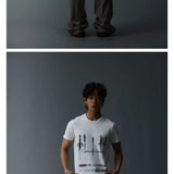 Slim Fit Vintage Print Tee